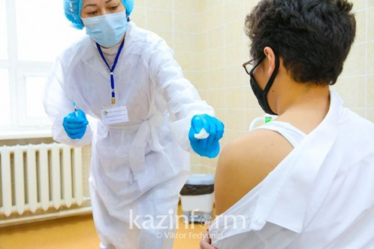 618 человек вакцинировались Pfizer в Акмолинской области