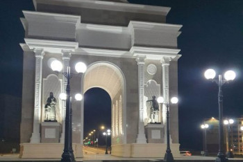 Фотография к новости: Триумфальную арку построили в Актау