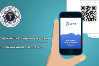 Фотография к новости: Имена нарушителей с "красным" статусом опубликовали в Алматы