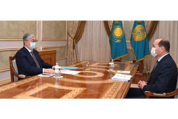 Фотография к новости: Генпрокурор отчитался Токаеву о проделанной работе