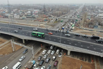 Фотография к новости: Движение на крупной развязке запустили в Алматы