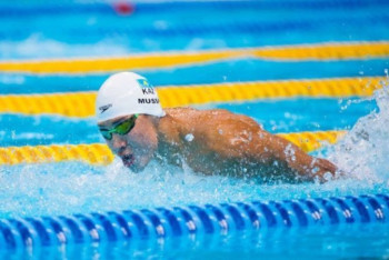 Фотография к новости: Адильбек Мусин установил новый рекорд на чемпионате мира на короткой воде