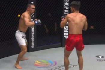 Фотография к новости: Кайрат Ахметов одержал победу на турнире ONE Championship