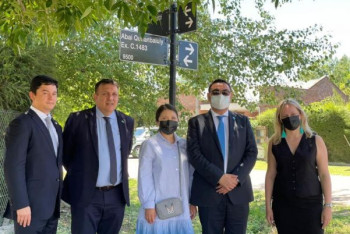 Фотография к новости: Улица Абая и площадь Казахстана появились в Аргентине