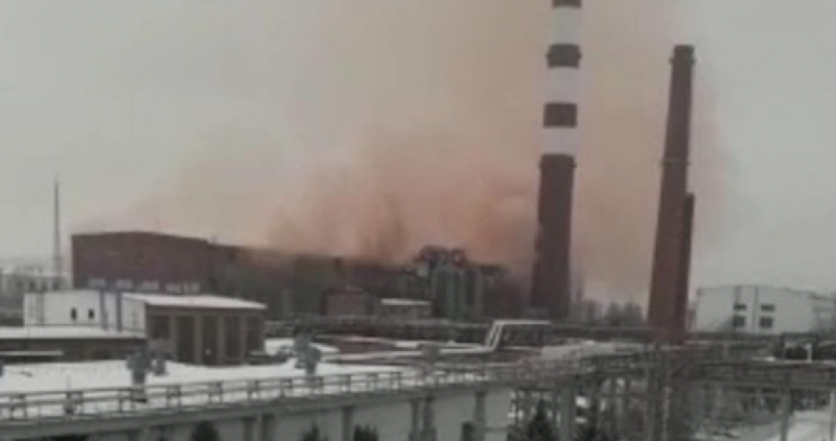 Розовый дым напугал жителей Усть-Каменогорска
