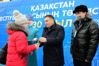 Фотография к новости: Дом для медработников построили в Акмолинской области