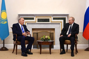 Фотография к новости: Путин рассказал о личном вкладе Назарбаева в создании ЕАЭС