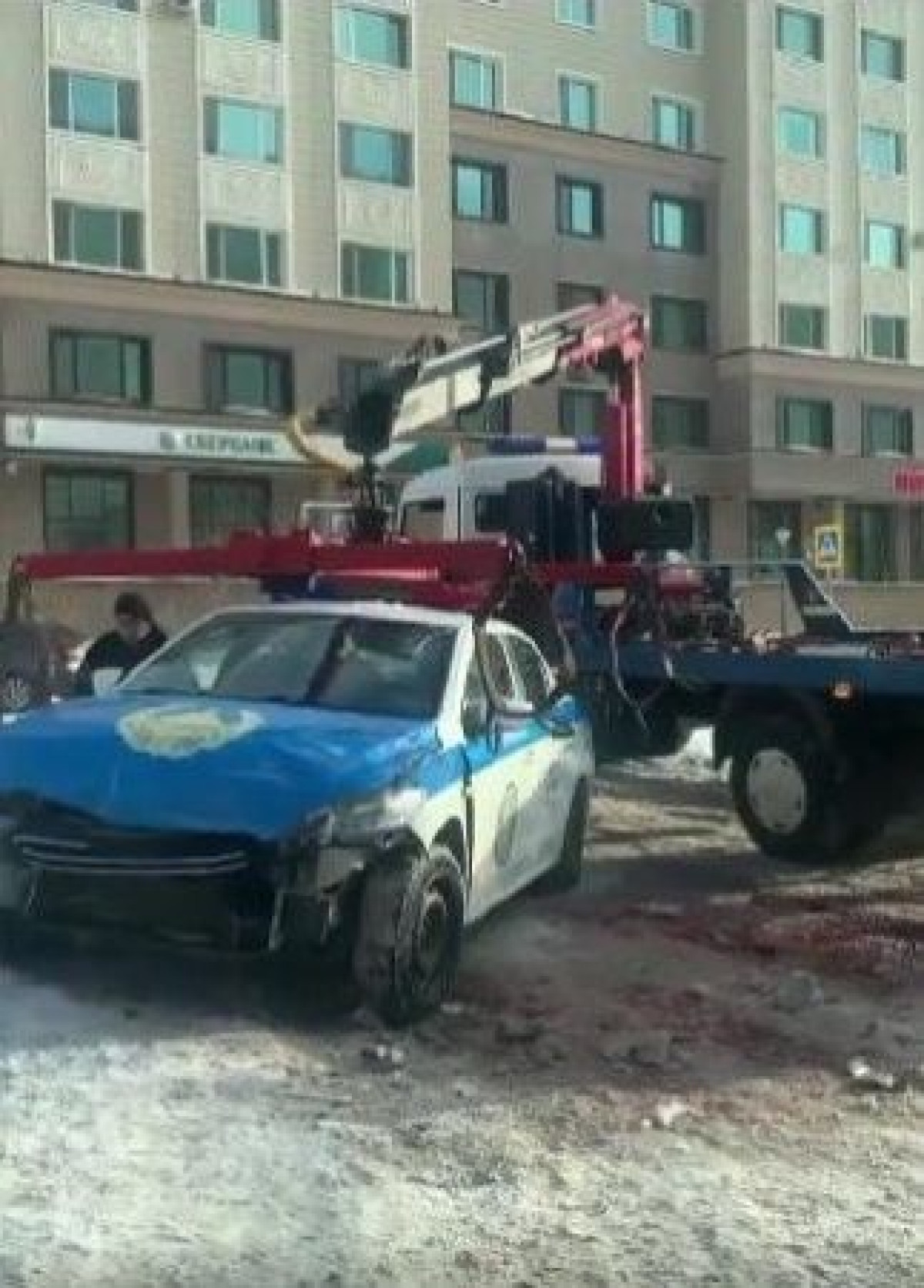 ДТП с участием патрульной машины произошло в Нур-Султане