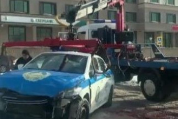 Фотография к новости: ДТП с участием патрульной машины произошло в Нур-Султане