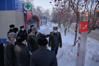 Фотография к новости: Тревожные кнопки SOS установили на улицах Петропавловска