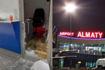 Фотография к новости: ﻿"Аэропорт Алматы освобожден" - замакима города Бабакумаров