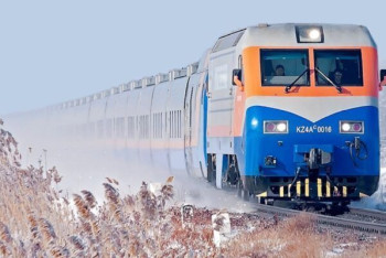 Фотография к новости: Железнодорожные перевозки полностью восстановлены в Казахстане