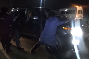 Фотография к новости: В Шымкенте задерживают участников беспорядков