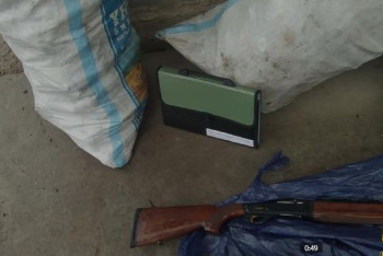 Фотография к новости: Тайник с похищенным во время погромов оружием нашли в Алматы