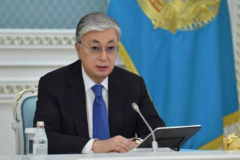 Фотография к новости: Токаев прибыл в Алматы