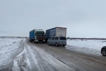 Фотография к новости: Из-за непогоды закрыты дороги в шести регионах Казахстана