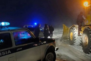 Фотография к новости: Заблудившийся в буран житель Акмолинской области ночевал в окопе ради спасения