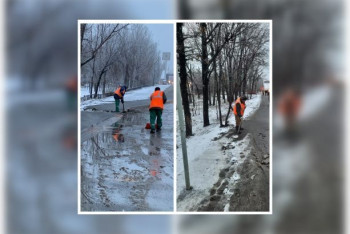 Фотография к новости: Порядка 1 500 тысячи дорожных рабочих убирают снег в Алматы