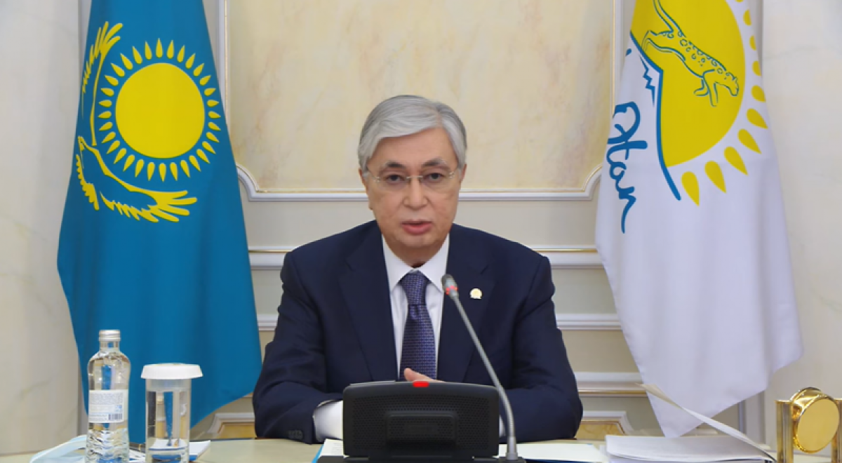 О чем говорил Токаев на съезде Nur Otan. Опубликовано полное видео