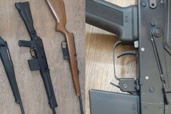 Фотография к новости: За кражу оружия задержали охранника предприятия в Алматы