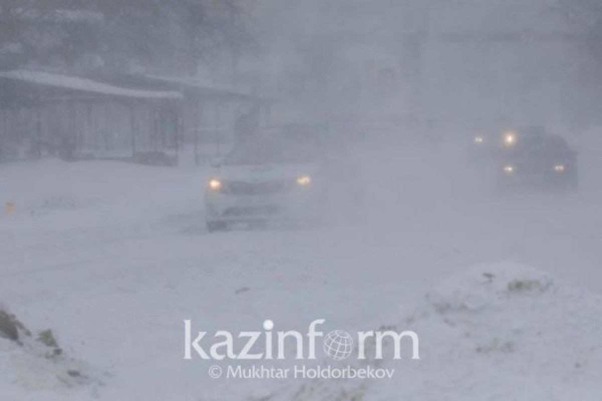 Штормовое предупреждение объявлено в ряде областей Казахстана