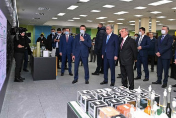 Фотография к новости: Токаев встретился с казахстанцами в Нижнекамске