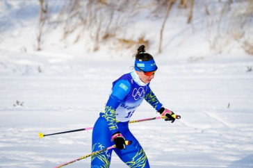 Фотография к новости: Казахстанские лыжницы выступили в эстафете на ОИ в Пекине
