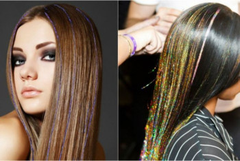 Фотография к новости: Мишура в волосах стала новым трендом благодаря TikTok