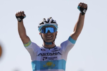 Фотография к новости: Казахстанец выиграл велогонку в Испании