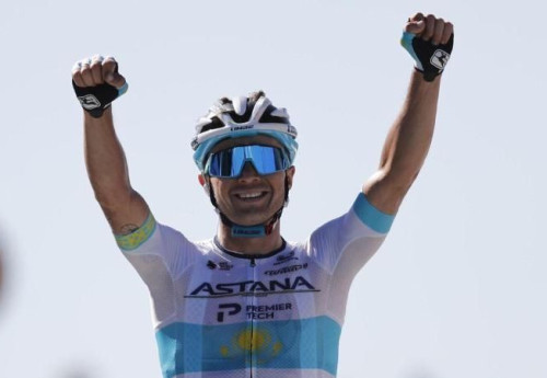 Фотография к новости: Казахстанец выиграл велогонку в Испании