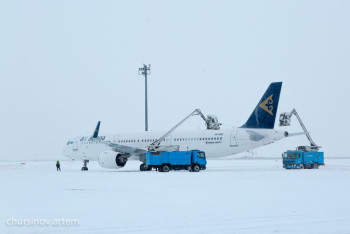 Фотография к новости: 17 рейсов задерживаются в аэропорту Нур-Султана
