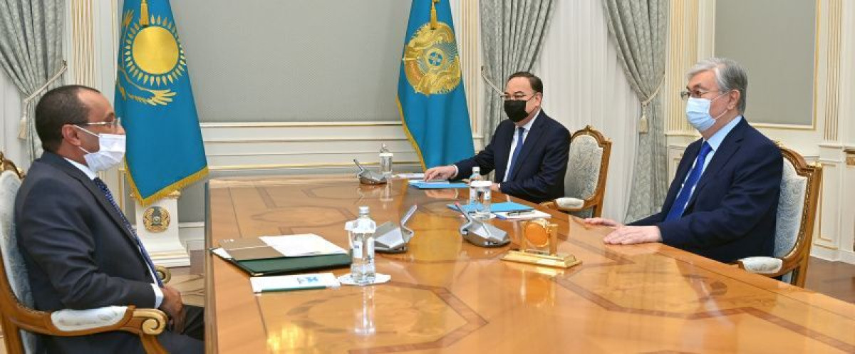 Касым-Жомарт Токаев принял посла ОАЭ