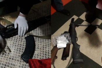 Фотография к новости: Автомат, пнематические винтовки и боеприпасы изъяли у двух жителей Туркестанской области