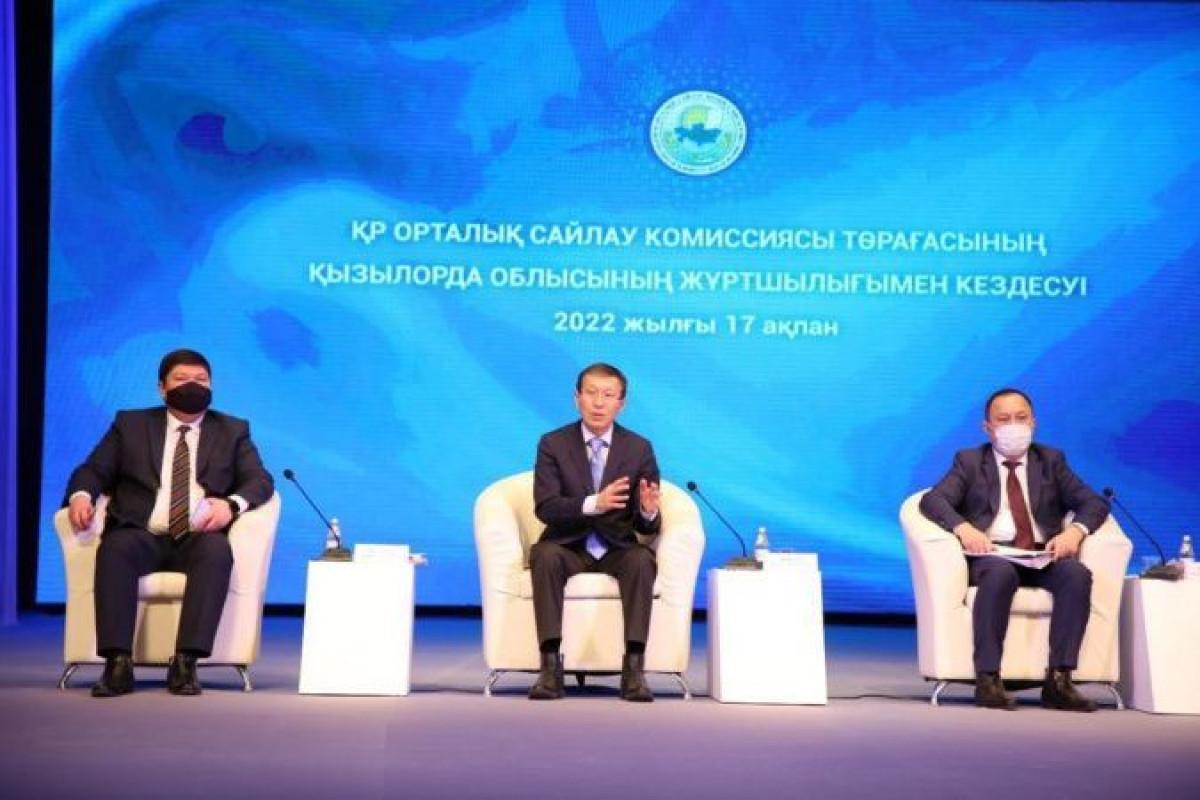 Глава ЦИК обсудил с общественностью Кызылординской области вопросы избирательного процесса