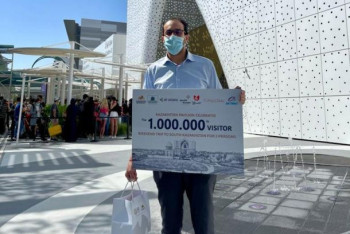 Фотография к новости: Миллионный гость посетил казахстанский павильон на EXPO в Дубае