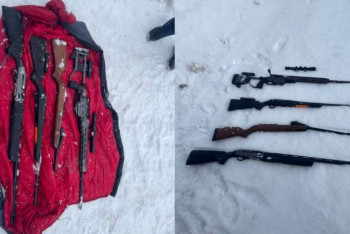 Фотография к новости: Очередной тайник с оружием нашли в центре Алматы