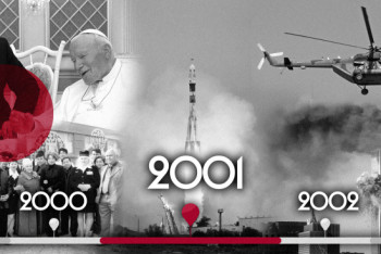 Фотография к новости: Атака на Манхэттен и Пентагон, Папа Римский в Астане, демарш ДВК — бурлящий котел 2001-го