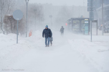 Фотография к новости: Снегопад и метель придут на север Казахстана