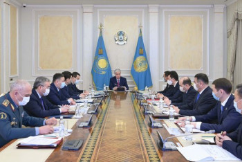 Фотография к новости: Токаев провёл оперативное совещание Совета безопасности