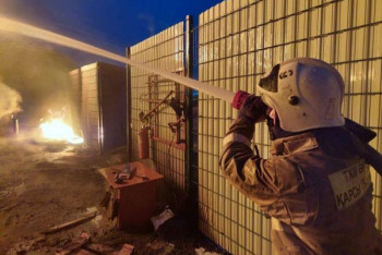 Фотография к новости: Крупный пожар на Тенгизе: Департамент экологии проведет внеплановую проверку