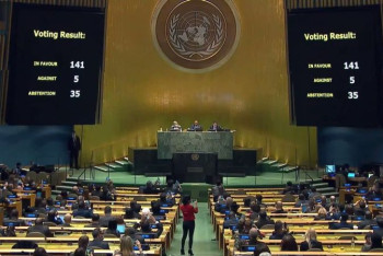 Фотография к новости: Вывести войска из Украины потребовала Генассамблея ООН. Казахстан воздержался при голосовании