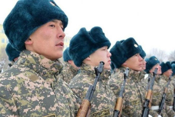 Фотография к новости: Весенний призыв на срочную воинскую службу стартовал в Казахстане