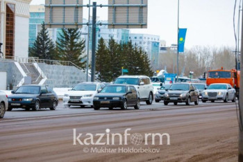 Фотография к новости: Астанчан призвали к бдительности на дорогах из-за дождя и мокрого снега