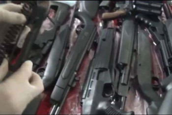 Фотография к новости: Похищенная во время январских событий крупная партия оружия изъята в Алматы