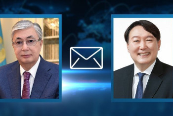 Фотография к новости: Токаев поздравил новоизбранного президента Кореи