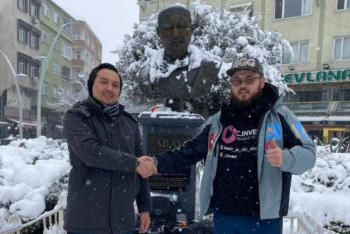 Фотография к новости: Двое казахстанцев отправились пешком из Стамбула в Анкару