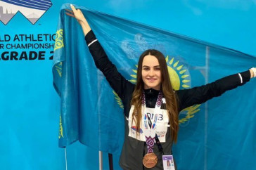 Фотография к новости: Легкоатлетка Дубовицкая посвятила свою бронзу Казахстану