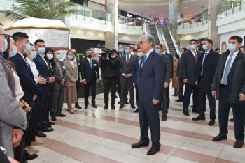 Фотография к новости: Токаев встретился с бизнесменами, чьи объекты пострадали в ходе беспорядков в Алматы