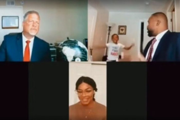 Фотография к новости: Ворвавшийся в онлайн-конференцию ребёнок случайно раскрыл секрет отца