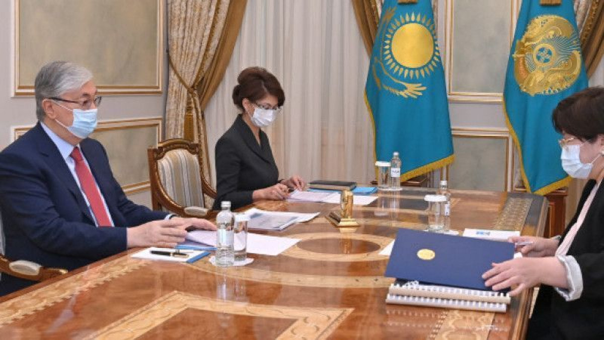 Токаев принял уполномоченного по правам человека Эльвиру Азимову